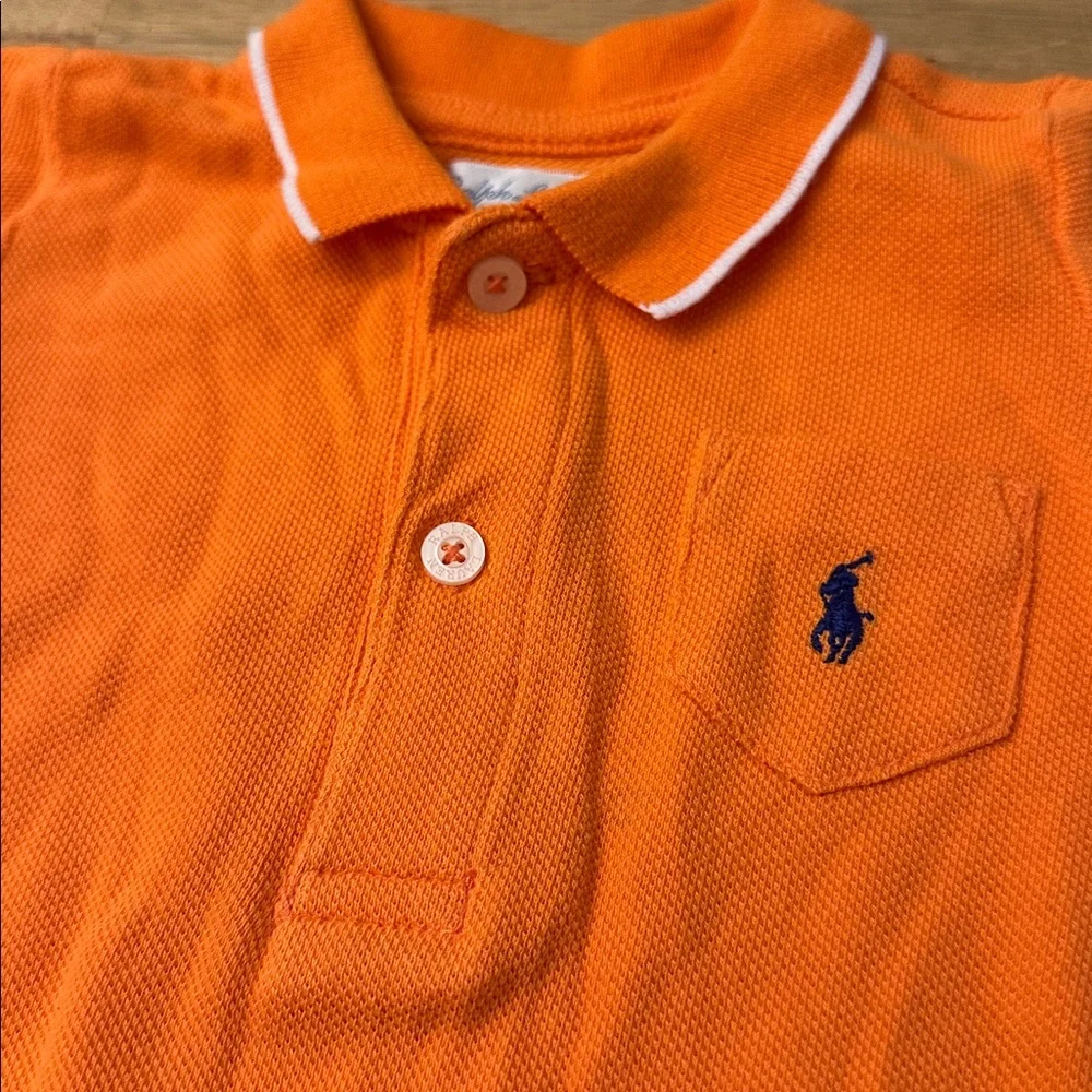RALPH LAUREN mesh polo coverall